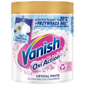 Пятновыводитель-отбеливатель для белых вещей Vanish Oxi Action Crystal White Powder, 1 кг